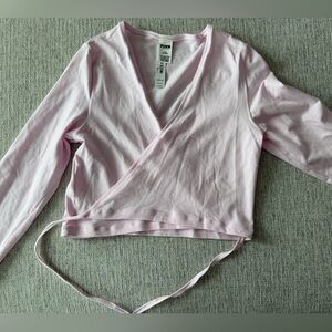 PINK Victoria's Secret Pale Pink V-Neck Top